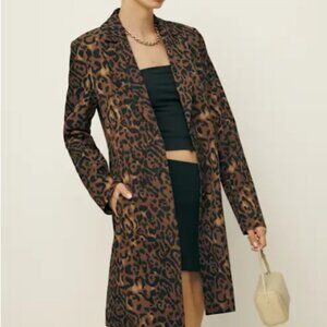 NWT - Reformation Eleonore Jacket Brown - Size L